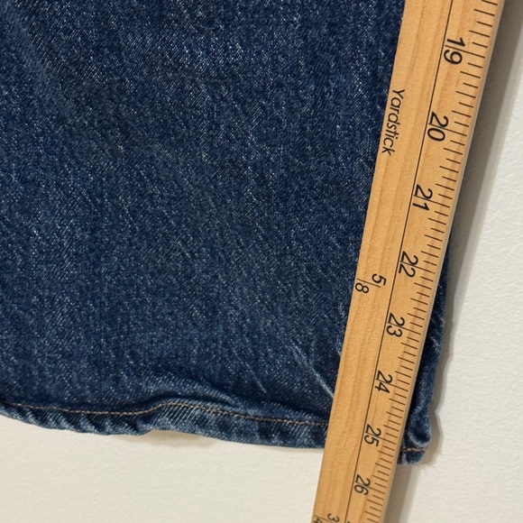 AGOLDE Ren Jeans Size 31 Dark Wash Wide Leg Denim - Picture 7 of 8